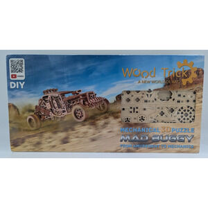 Mad Buggy Wood Trick Mechanical 3D Wooden Puzzle DIY